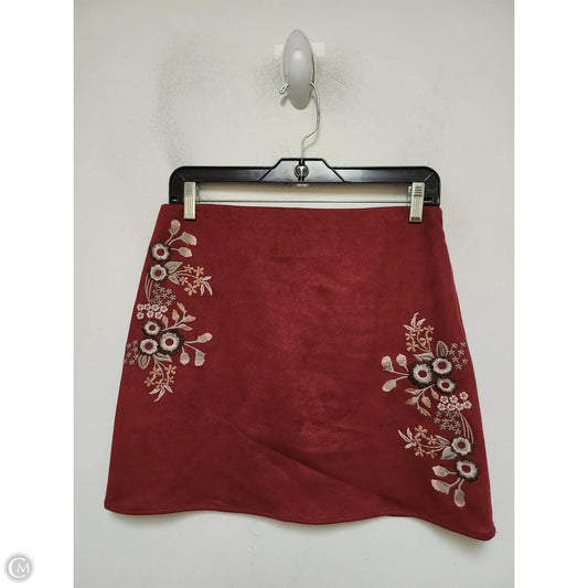 Skirt Mini & Short By Mi Ami In Red, Size: 8