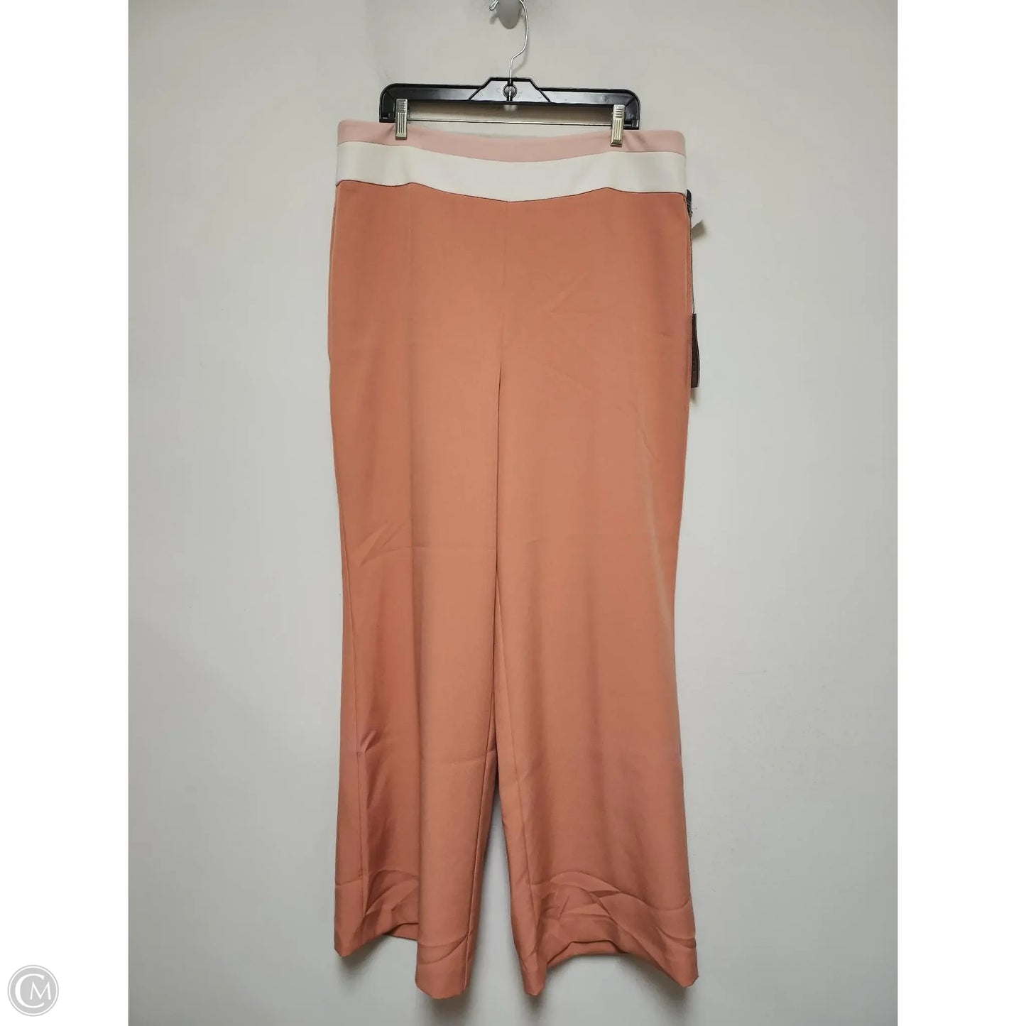 Pants Wide Leg By Eva Mendes In Orange, Size: 18