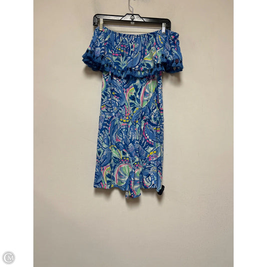 Romper Designer By Lilly Pulitzer In Blue, Size: S