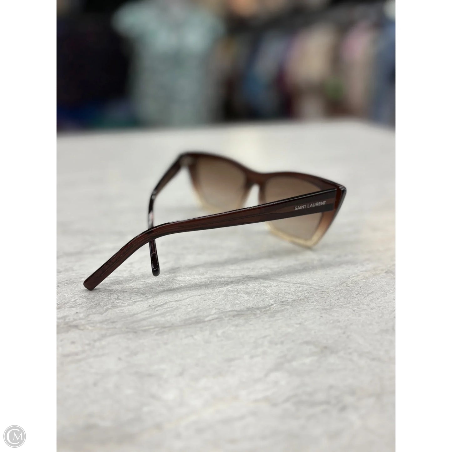 Sunglass Case Luxury Designer By Yves Saint Laurent
