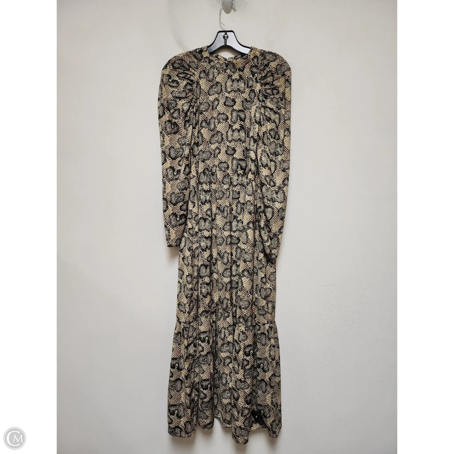 Dress Casual Maxi By Zara In Snakeskin Print, Size: S