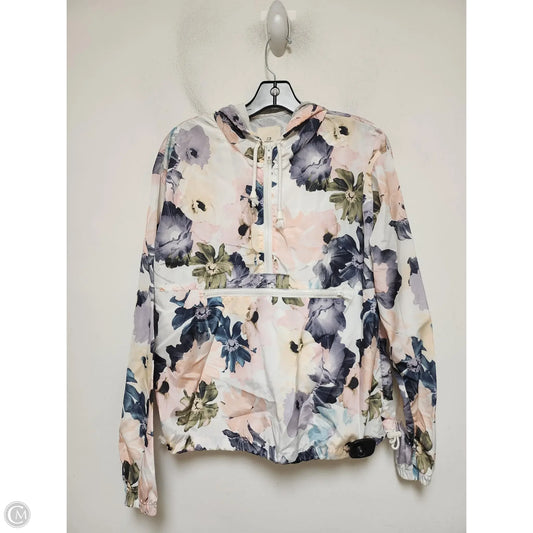 Jacket Windbreaker By Thread And Supply In Multi-colored, Size: S