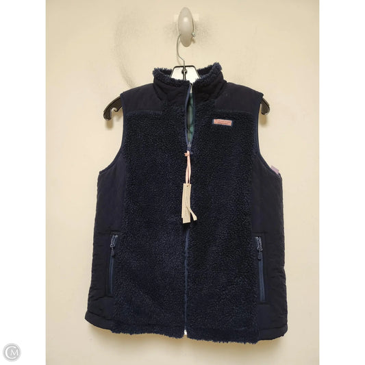 Vest Fleece By Vineyard Vines In Navy, Size: S