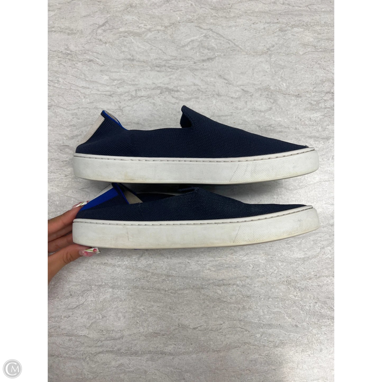 Shoes Flats By Rothys In Navy, Size: 9.5