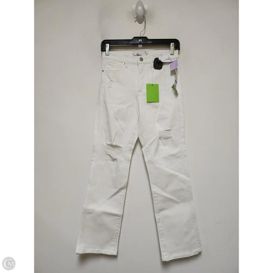 Jeans Skinny By Sam Edelman In White Denim, Size: 2