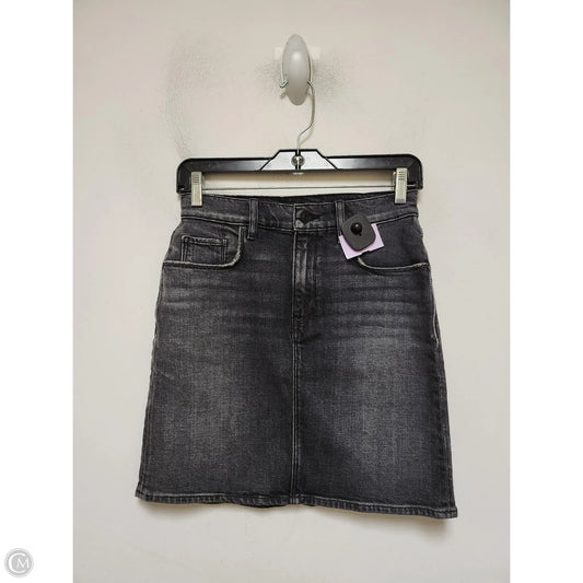 Skirt Mini & Short By Hudson In Black Denim, Size: 2