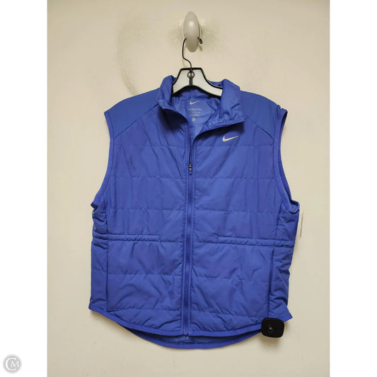 Vest Puffer & Quilted By Nike Apparel In Blue, Size: S