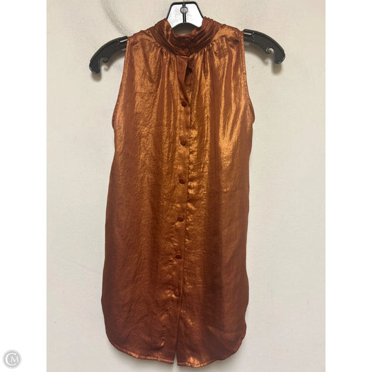Top Sleeveless By Maeve In Orange, Size: Xs