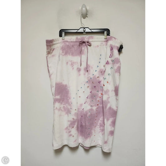 Skirt Midi By Walt Disney In Tie Dye Print, Size: 16