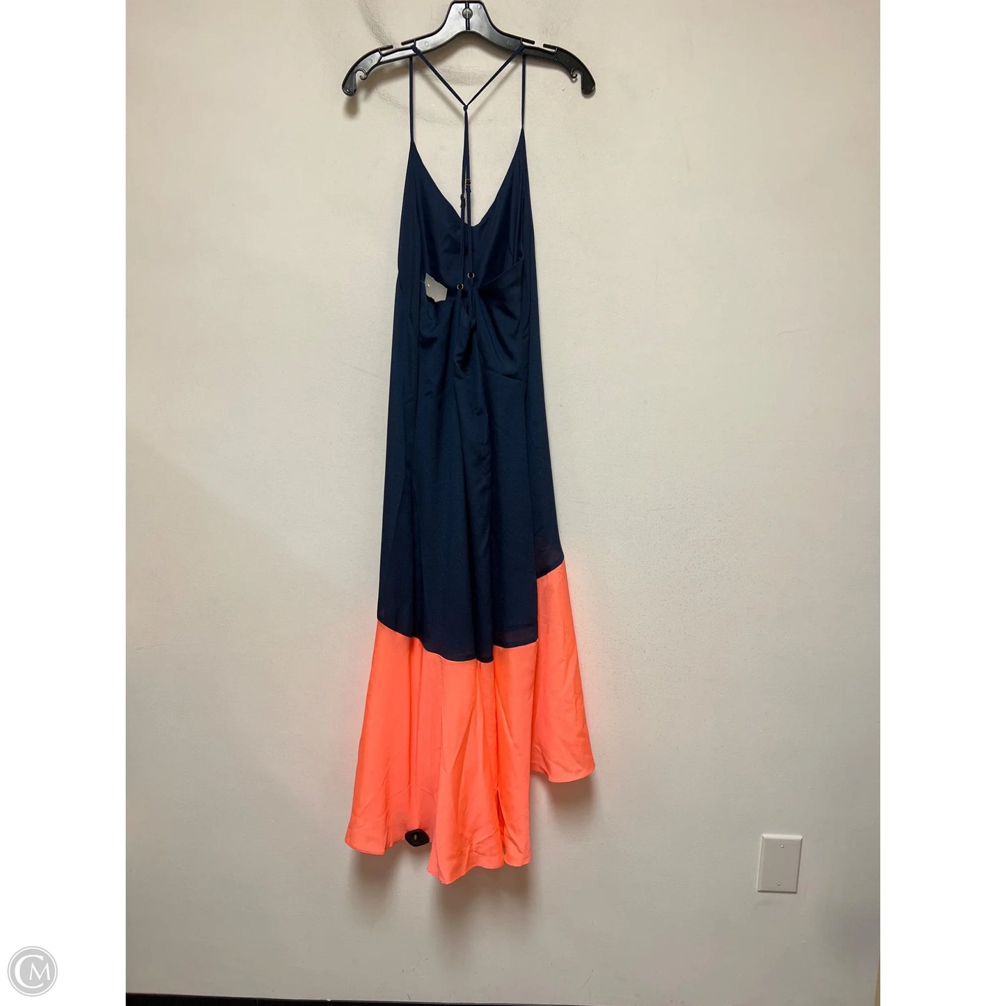 Dress Casual Maxi By Hutch In Blue & Pink, Size: L