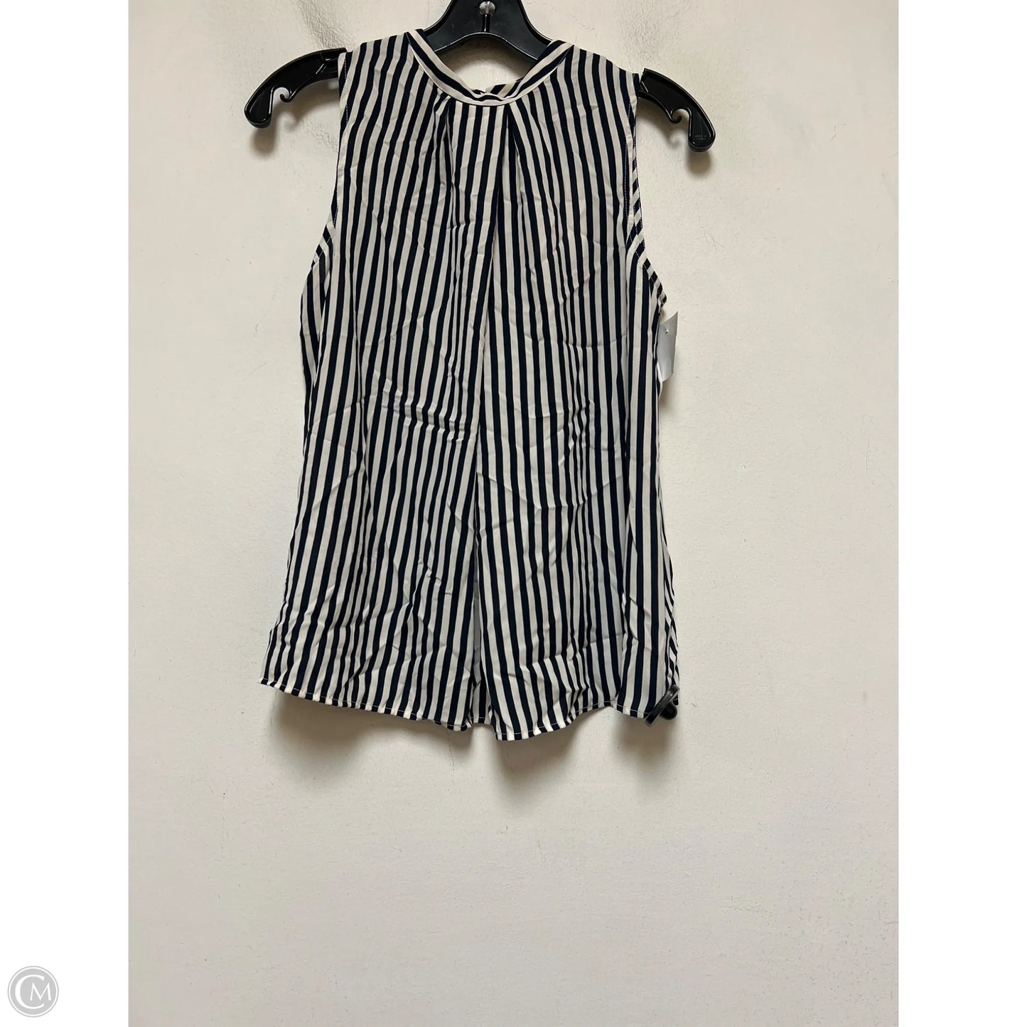 Top Sleeveless By Banana Republic In Striped Pattern, Size: Xs