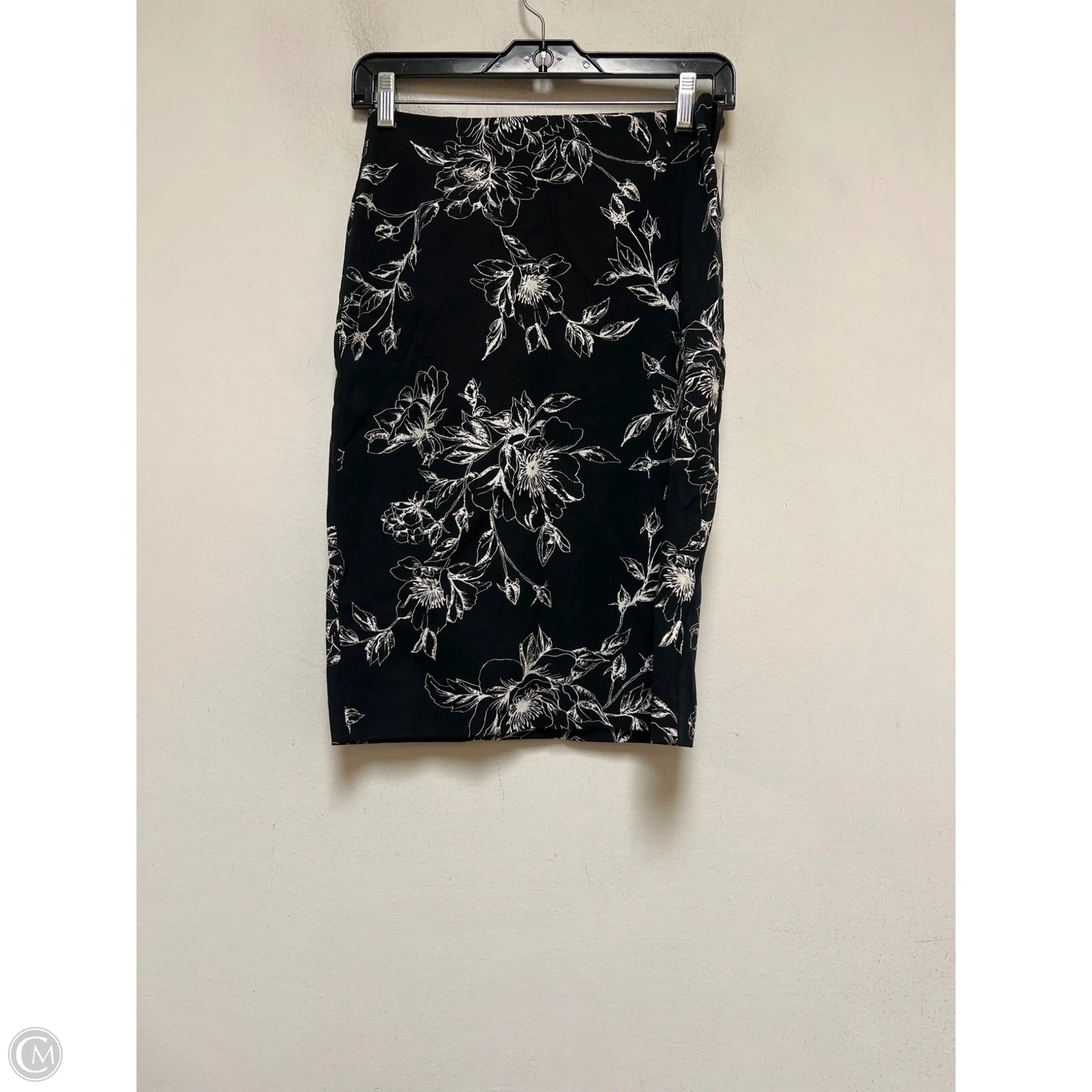 Skirt Midi By White House Black Market In Black & White, Size: 0