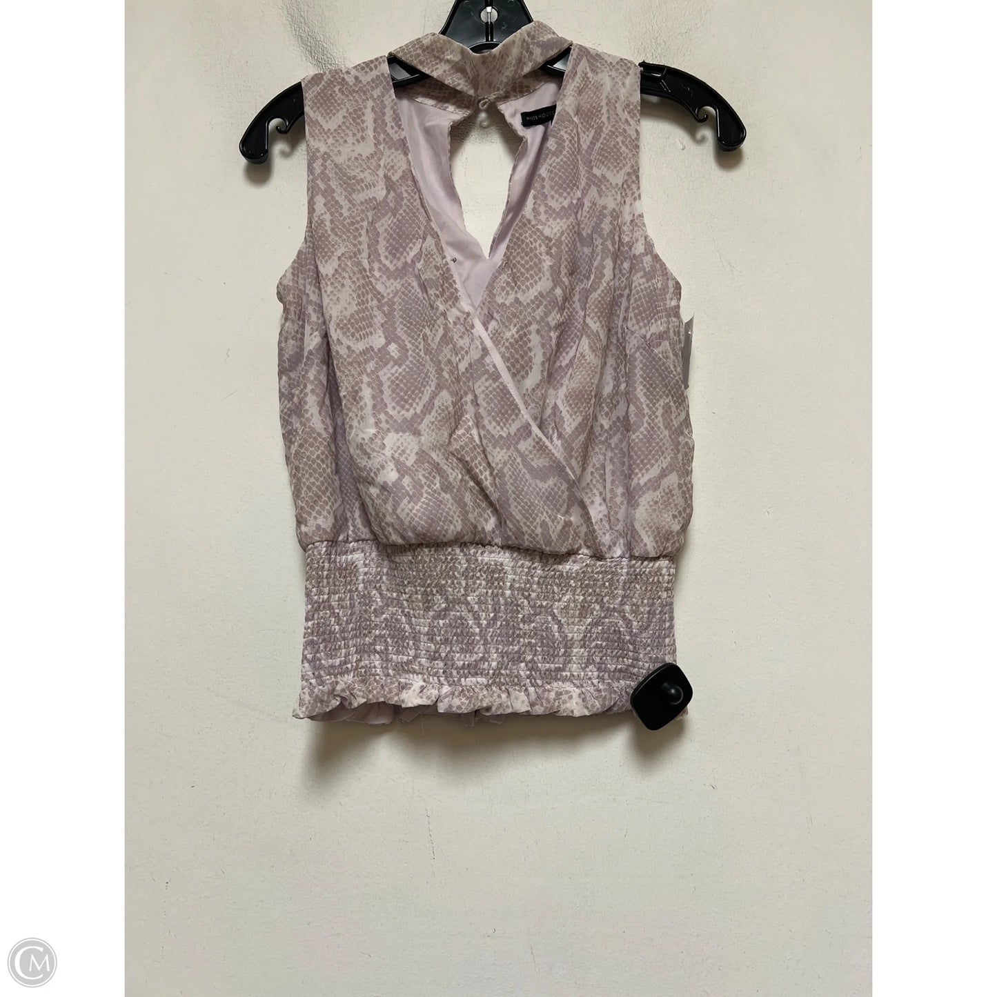 Top Sleeveless By White House Black Market In Purple, Size: Xs