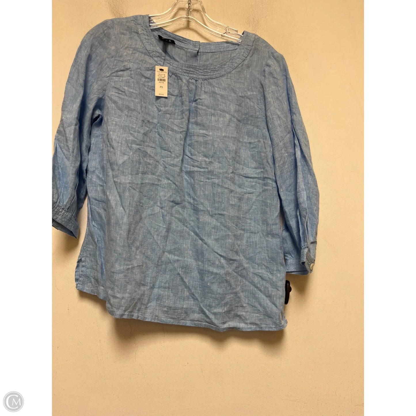 Top Short Sleeve By Talbots In Blue, Size: Sp
