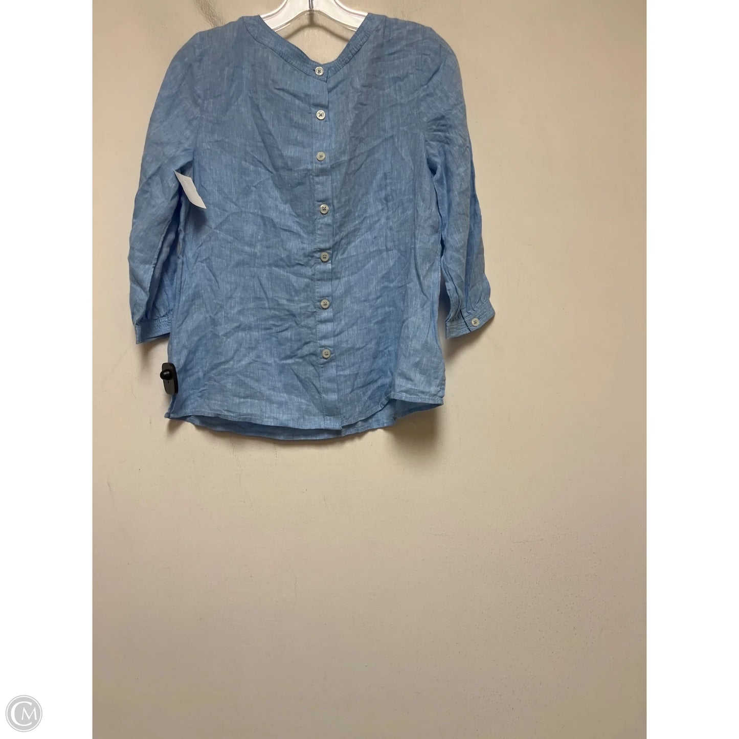 Top Short Sleeve By Talbots In Blue, Size: Sp