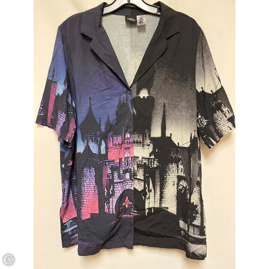 Top Short Sleeve By Walt Disney In Multi-colored, Size: L