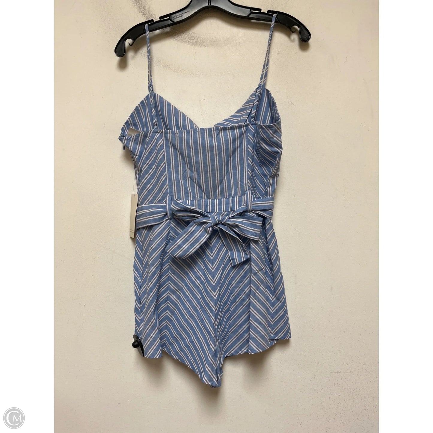Top Sleeveless By Tobi In Striped Pattern, Size: L