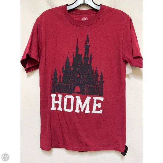 Top Short Sleeve Basic By Walt Disney In Red, Size: S