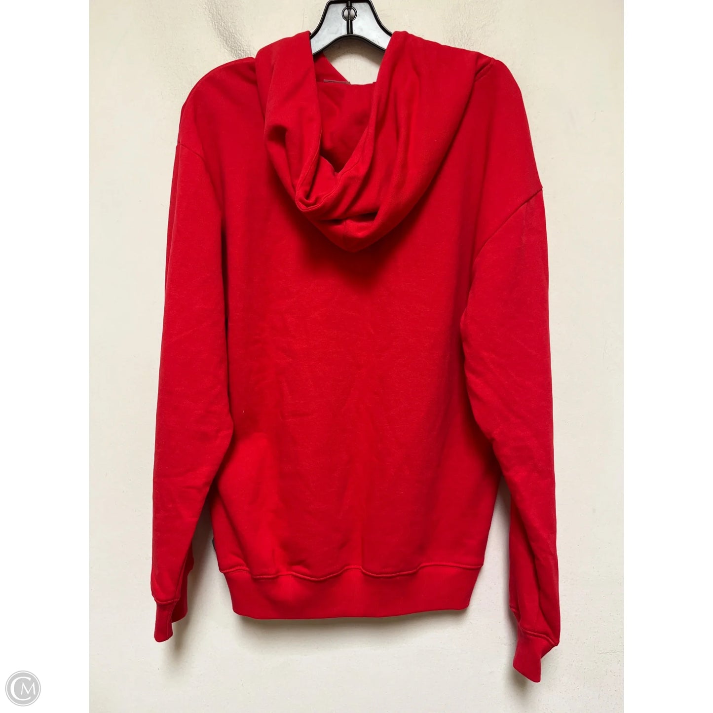Sweatshirt Hoodie By Walt Disney In Red, Size: S