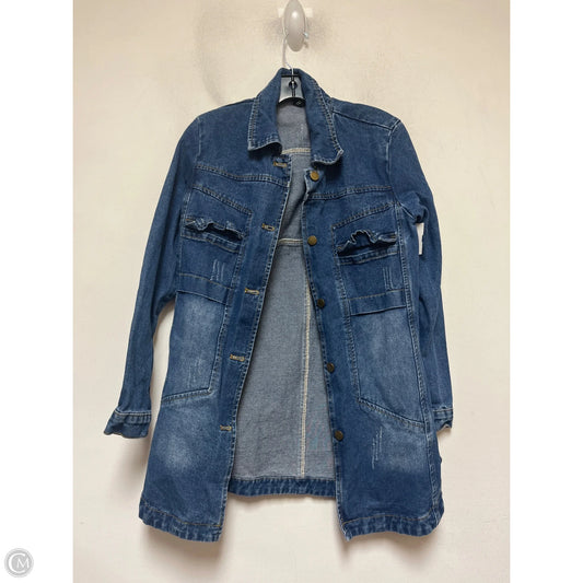 Jacket Denim By Clothes Mentor In Blue Denim, Size: Xs