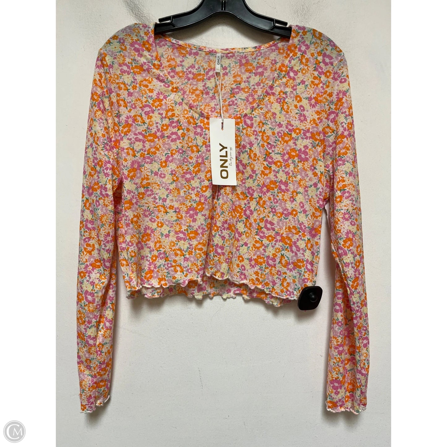Top Long Sleeve By Clothes Mentor In Floral Print, Size: Xxl