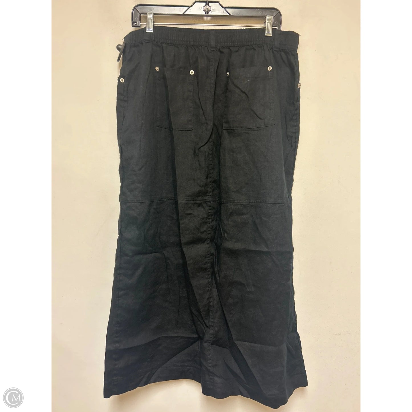 Skirt Midi By Nicole Miller In Black, Size: 16