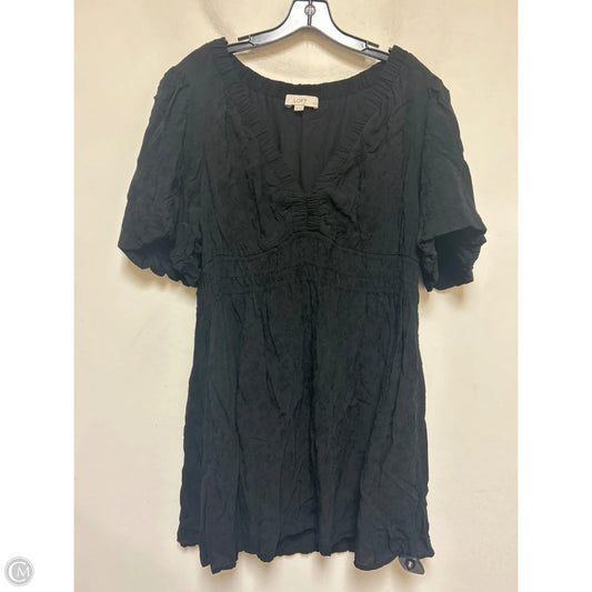 Dress Casual Short By Loft In Black, Size: 2x