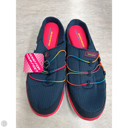 Shoes Flats By Skechers In Blue, Size: 9.5