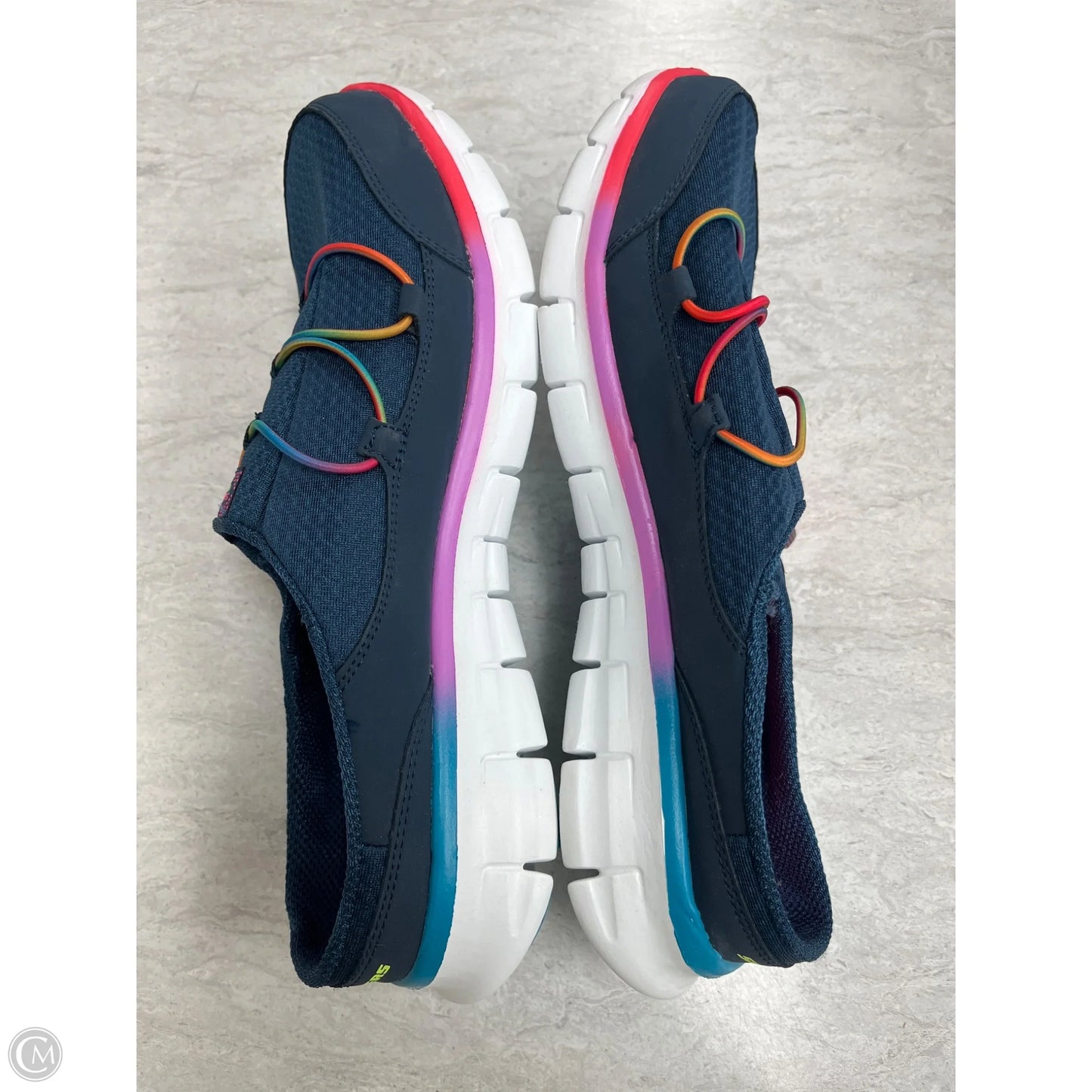Shoes Flats By Skechers In Blue, Size: 9.5
