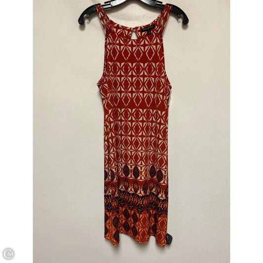 Dress Casual Short By Banana Republic In Red & Tan, Size: M