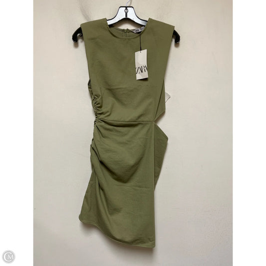 Dress Casual Short By Zara In Green, Size: M