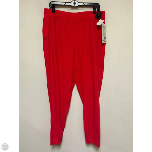 Athletic Pants By Lululemon In Coral, Size: 12