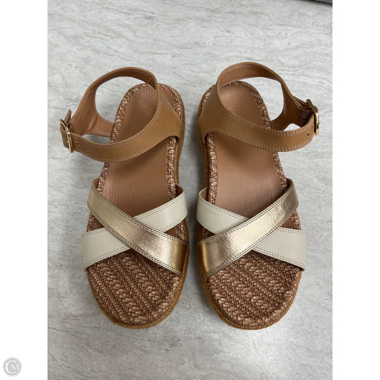 Sandals Flats By Vionic In Brown, Size: 6.5