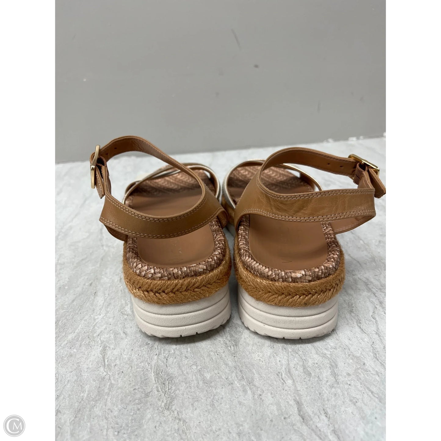 Sandals Flats By Vionic In Brown, Size: 6.5