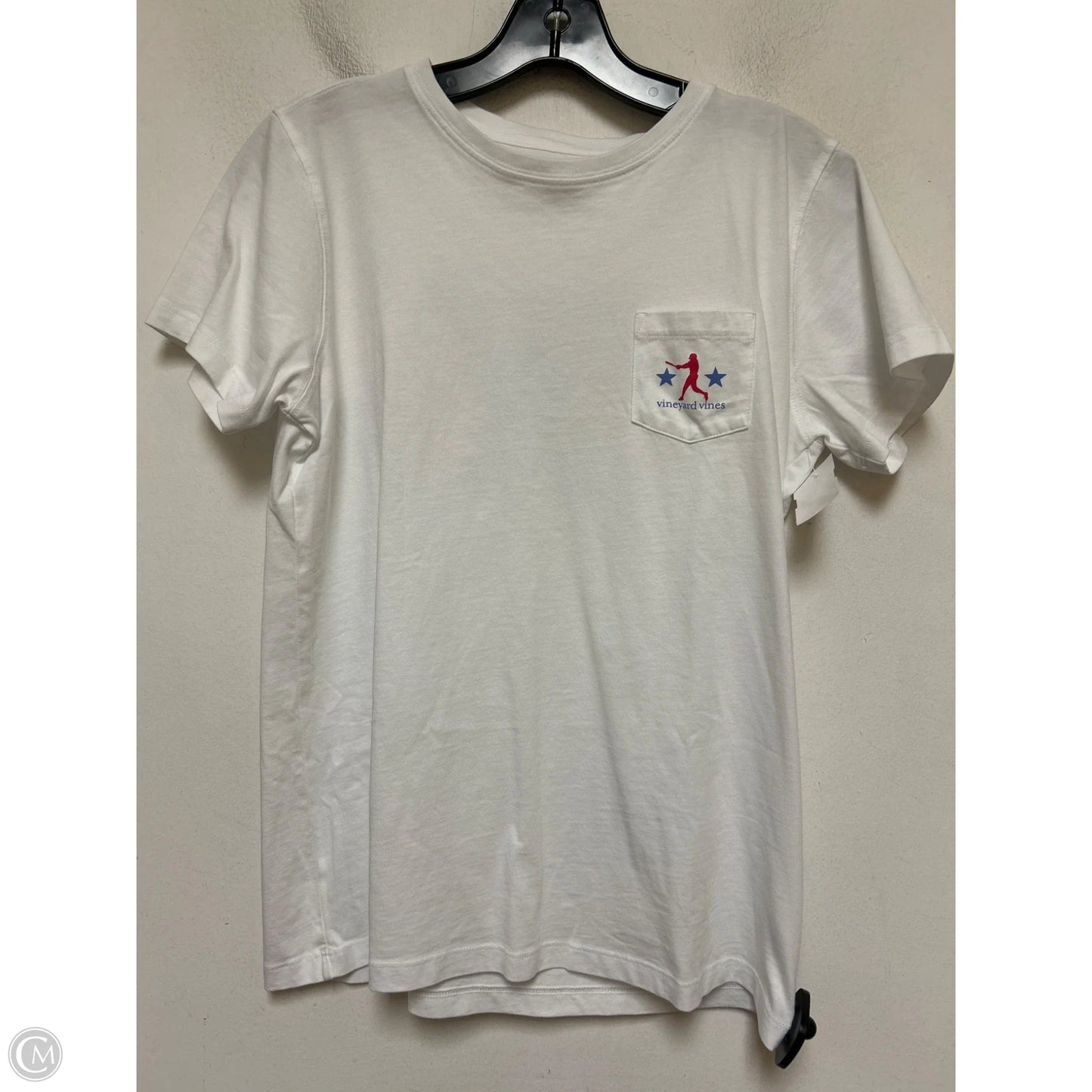 Top Short Sleeve Basic By Vineyard Vines In White, Size: S