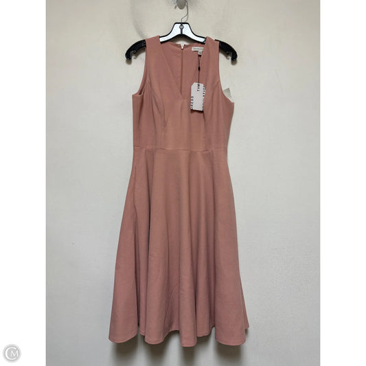 Dress Casual Midi By Dress The Population In Pink, Size: L