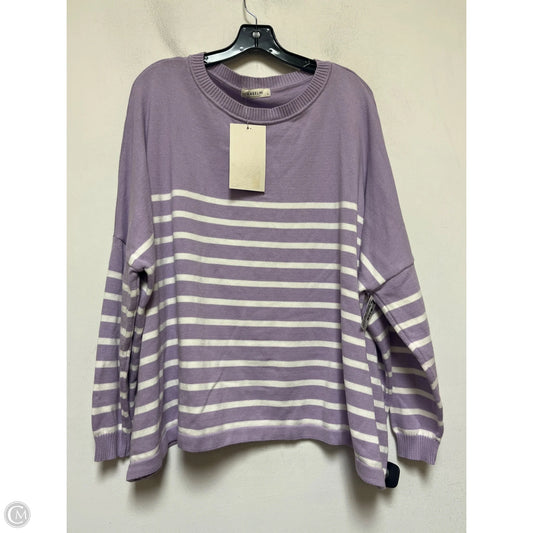 Sweater By Clothes Mentor In Purple, Size: M