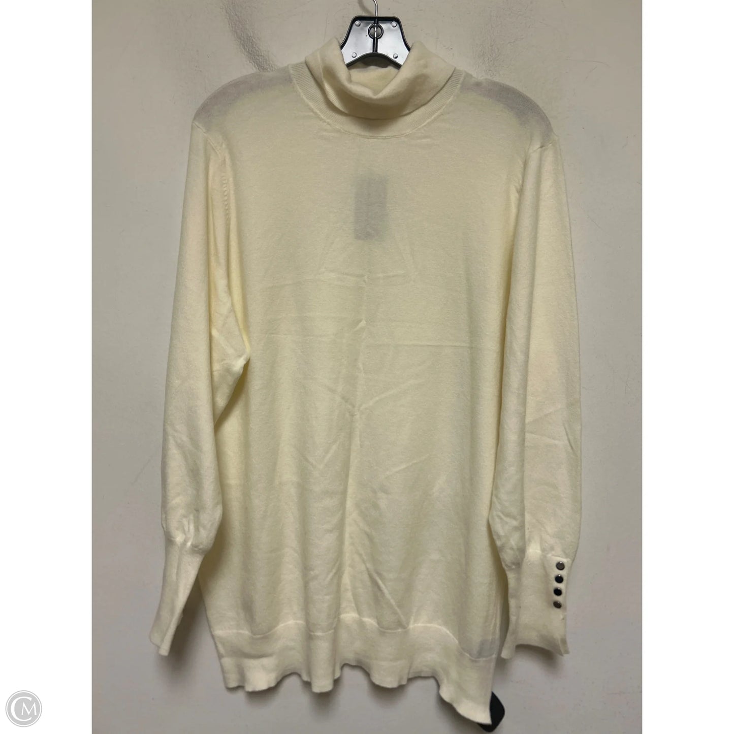 Sweater By Torrid In Cream, Size: 3x