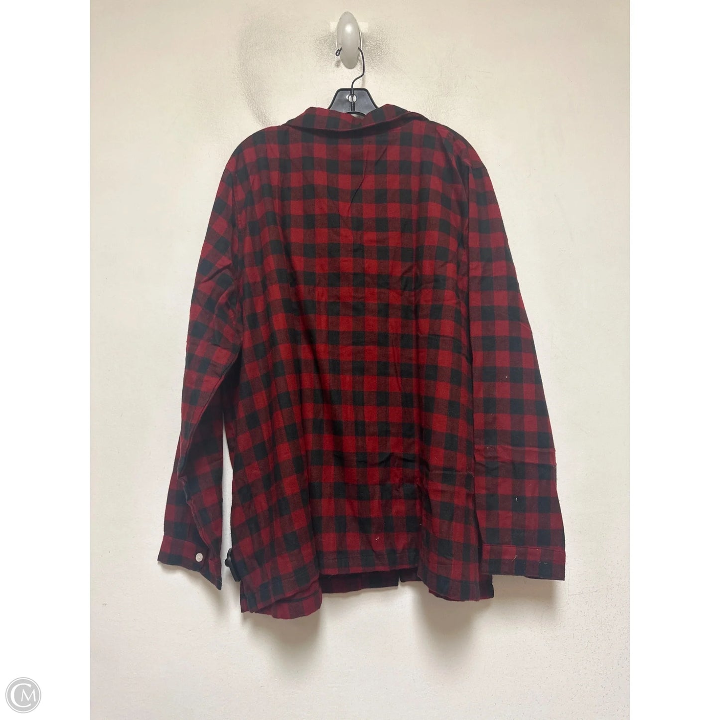 Pajamas 2pc By L.l. Bean In Plaid Pattern, Size: 3x