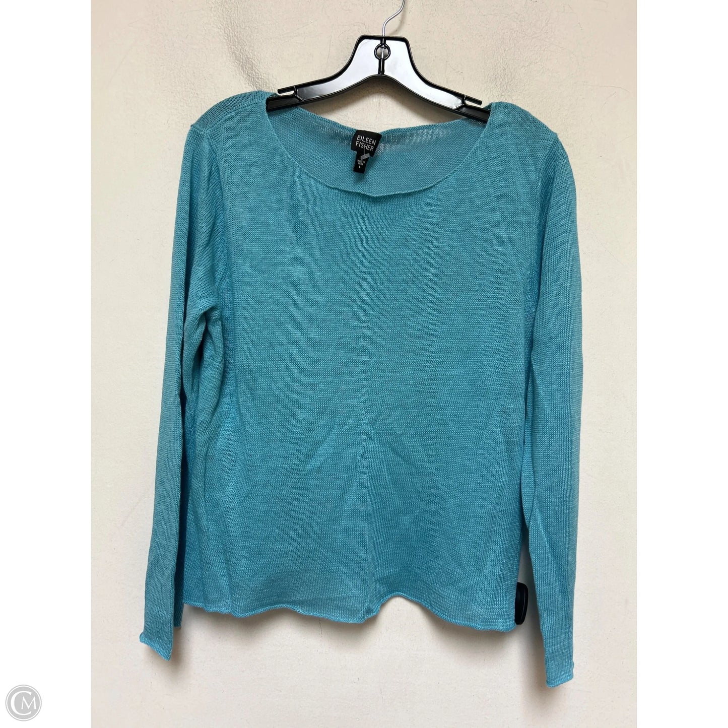 Top Long Sleeve By Eileen Fisher In Blue, Size: L