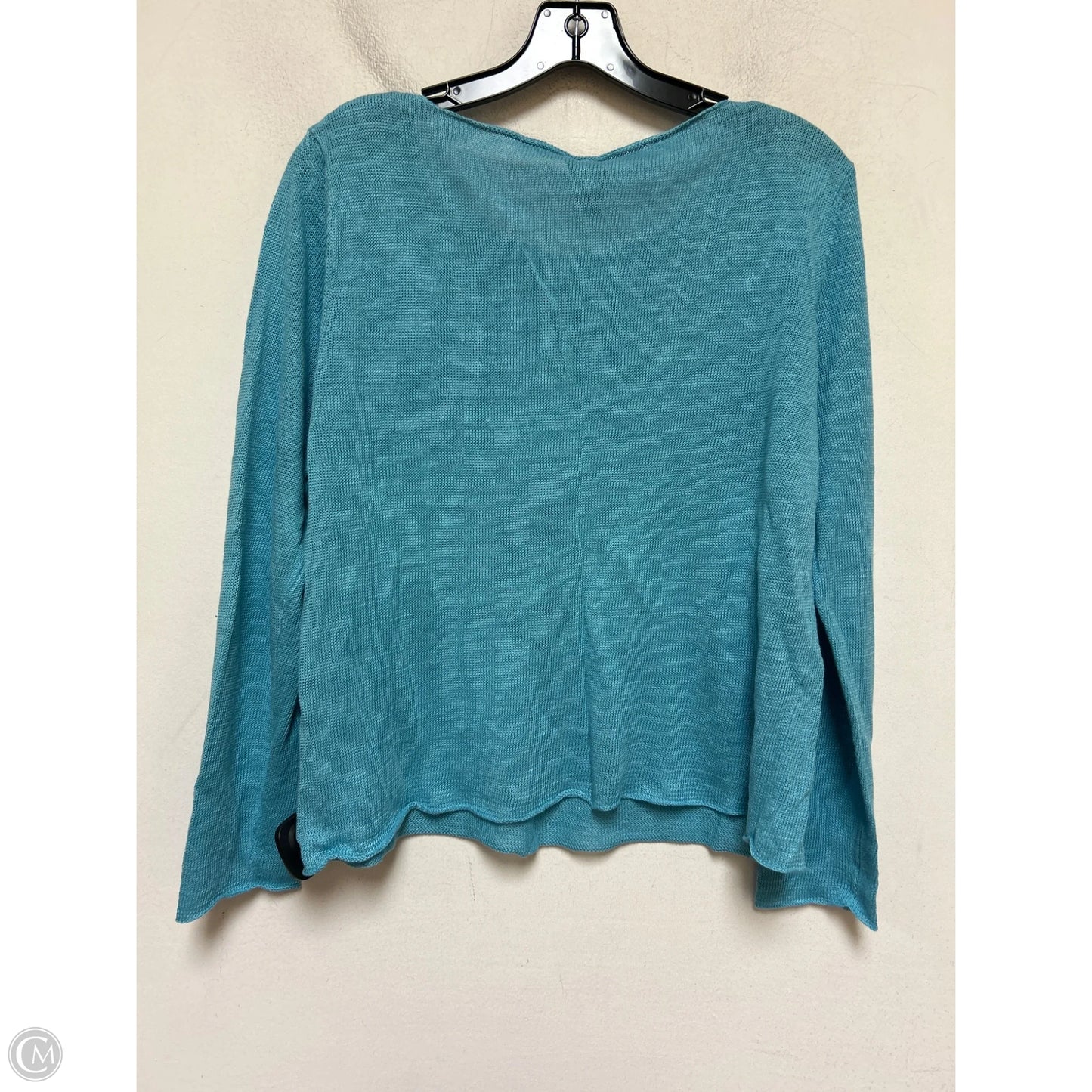 Top Long Sleeve By Eileen Fisher In Blue, Size: L