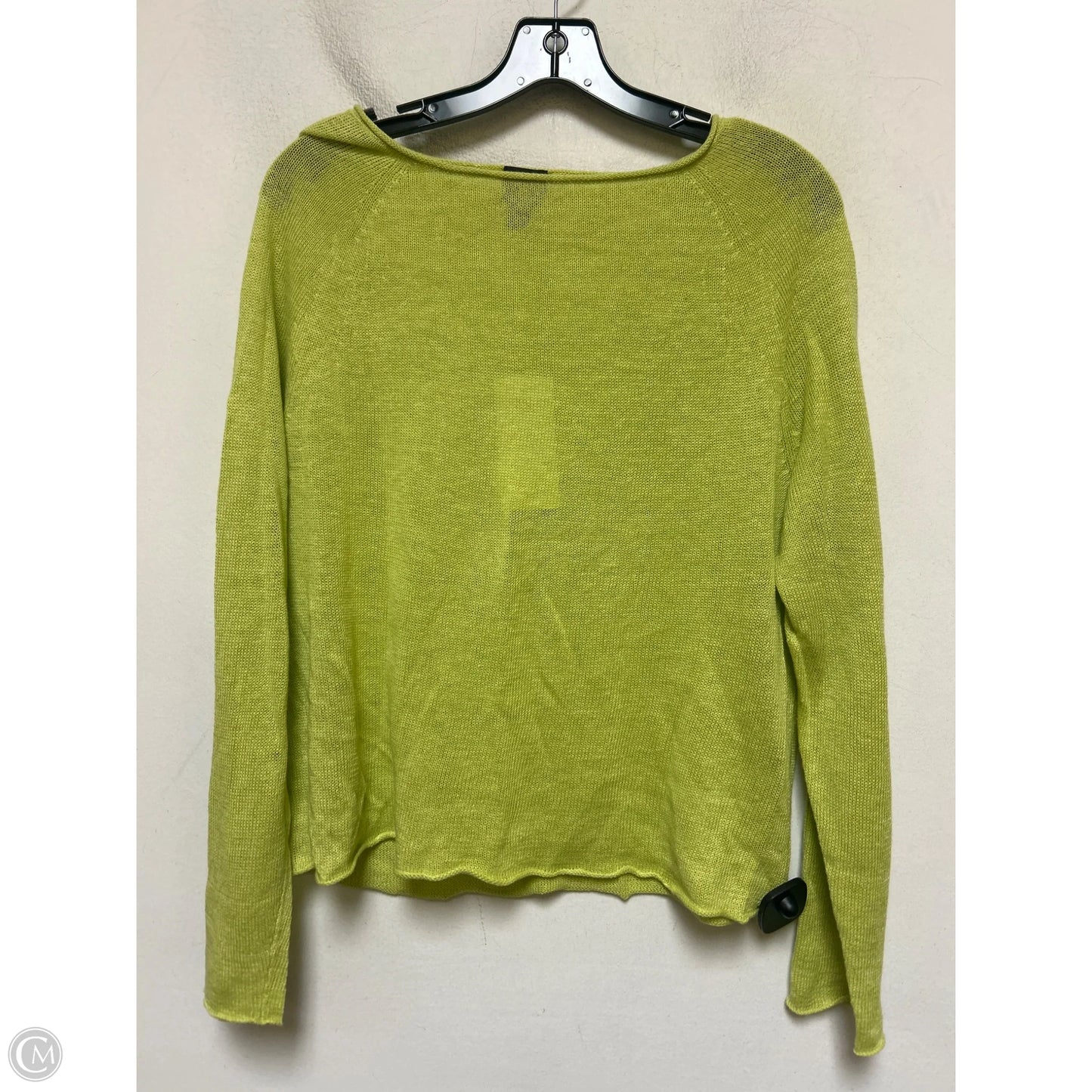 Top Long Sleeve By Eileen Fisher In Green, Size: L