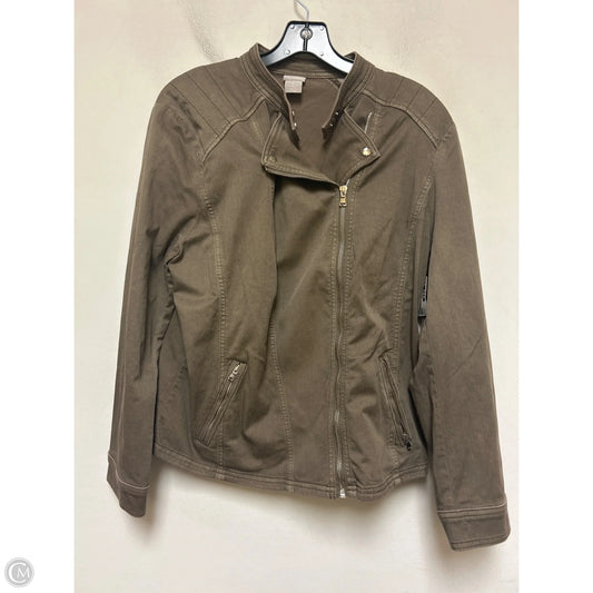 Jacket Other By Chicos In Brown, Size: L