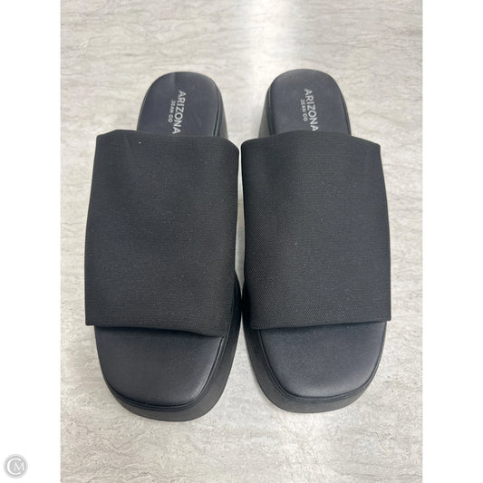 Sandals Heels Platform By Arizona In Black, Size: 11