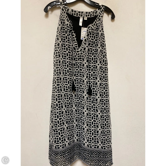 Dress Casual Midi By Tacera In Black & White, Size: 1x