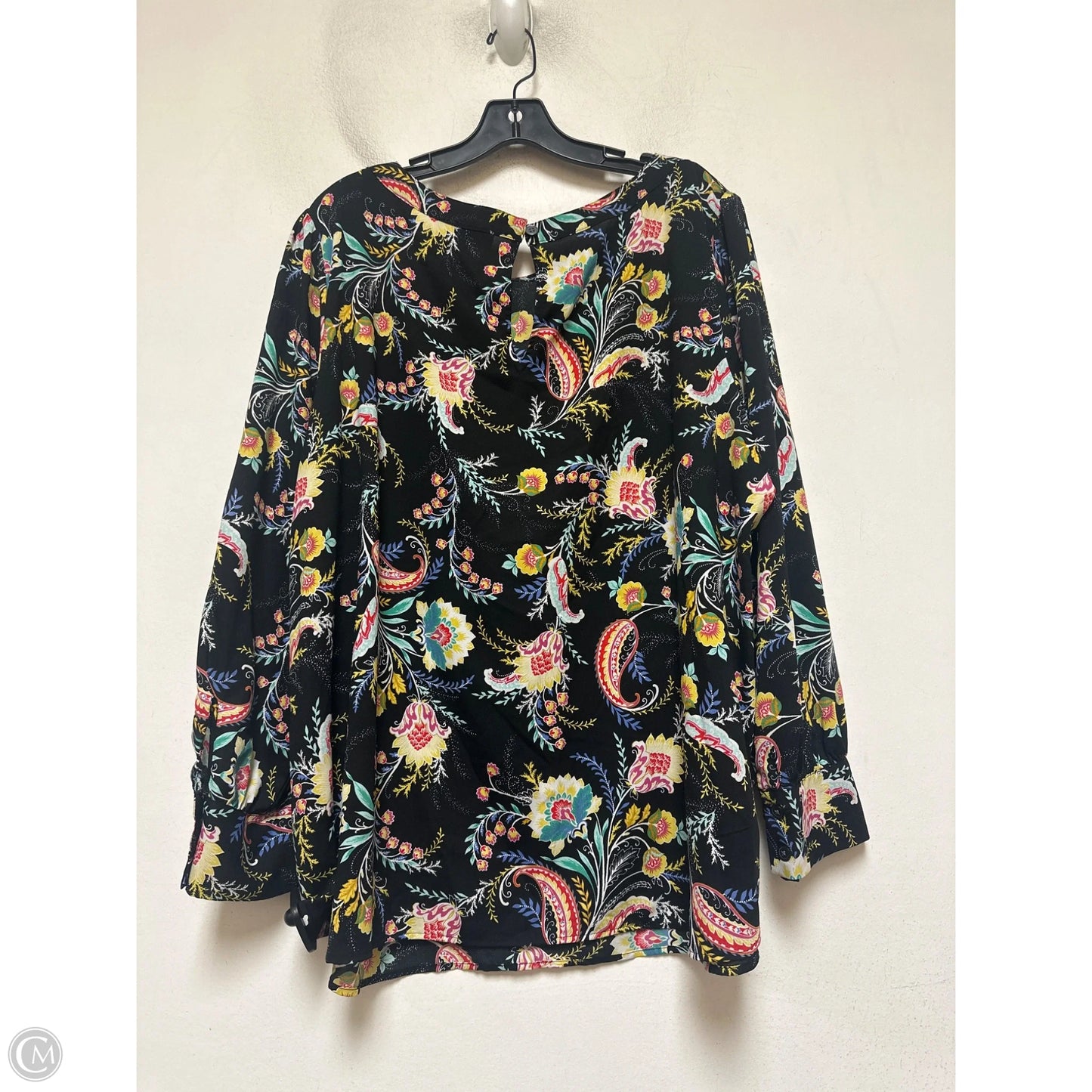 Top Long Sleeve By Loft In Multi-colored, Size: 2x