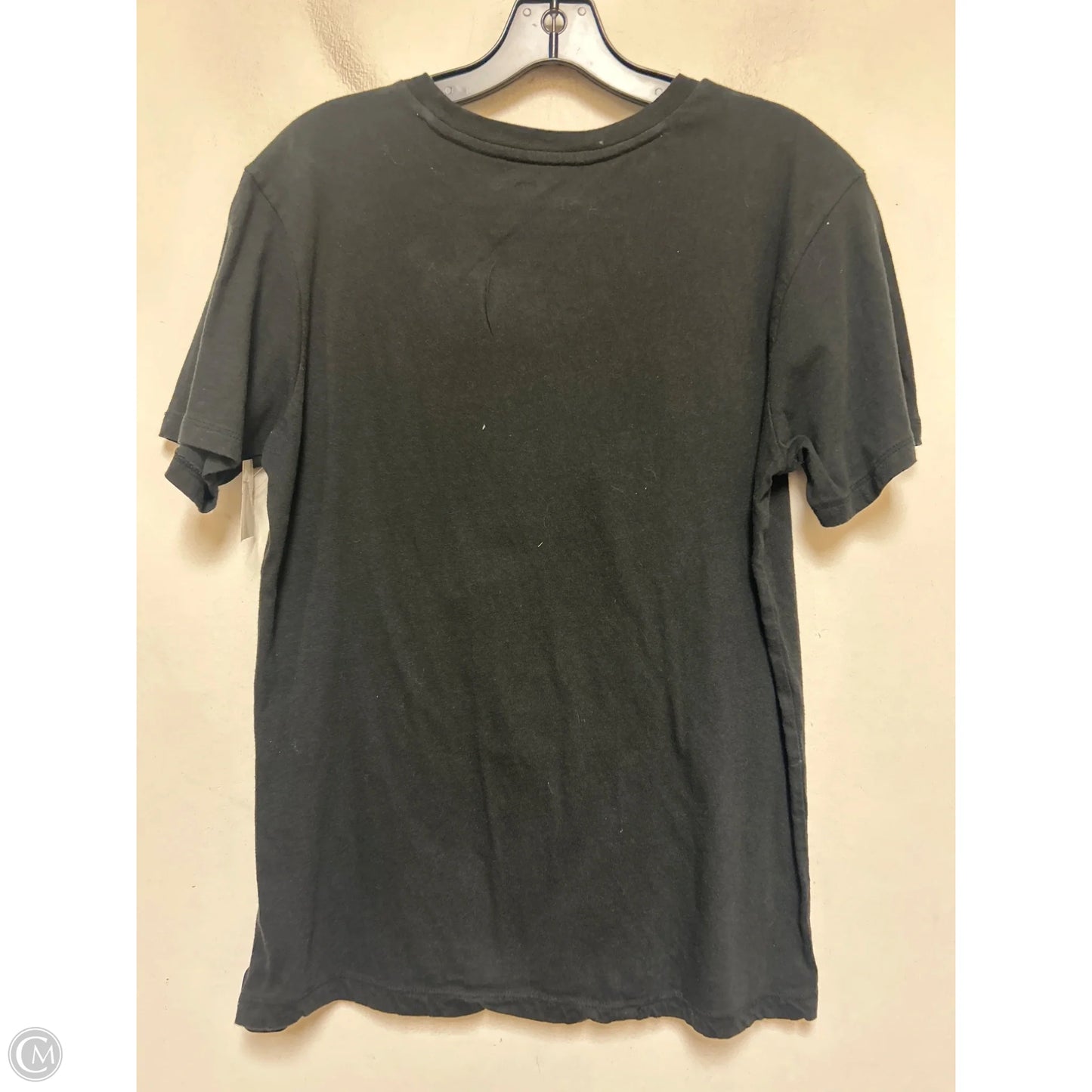 Top Short Sleeve Basic By Walt Disney In Black, Size: L