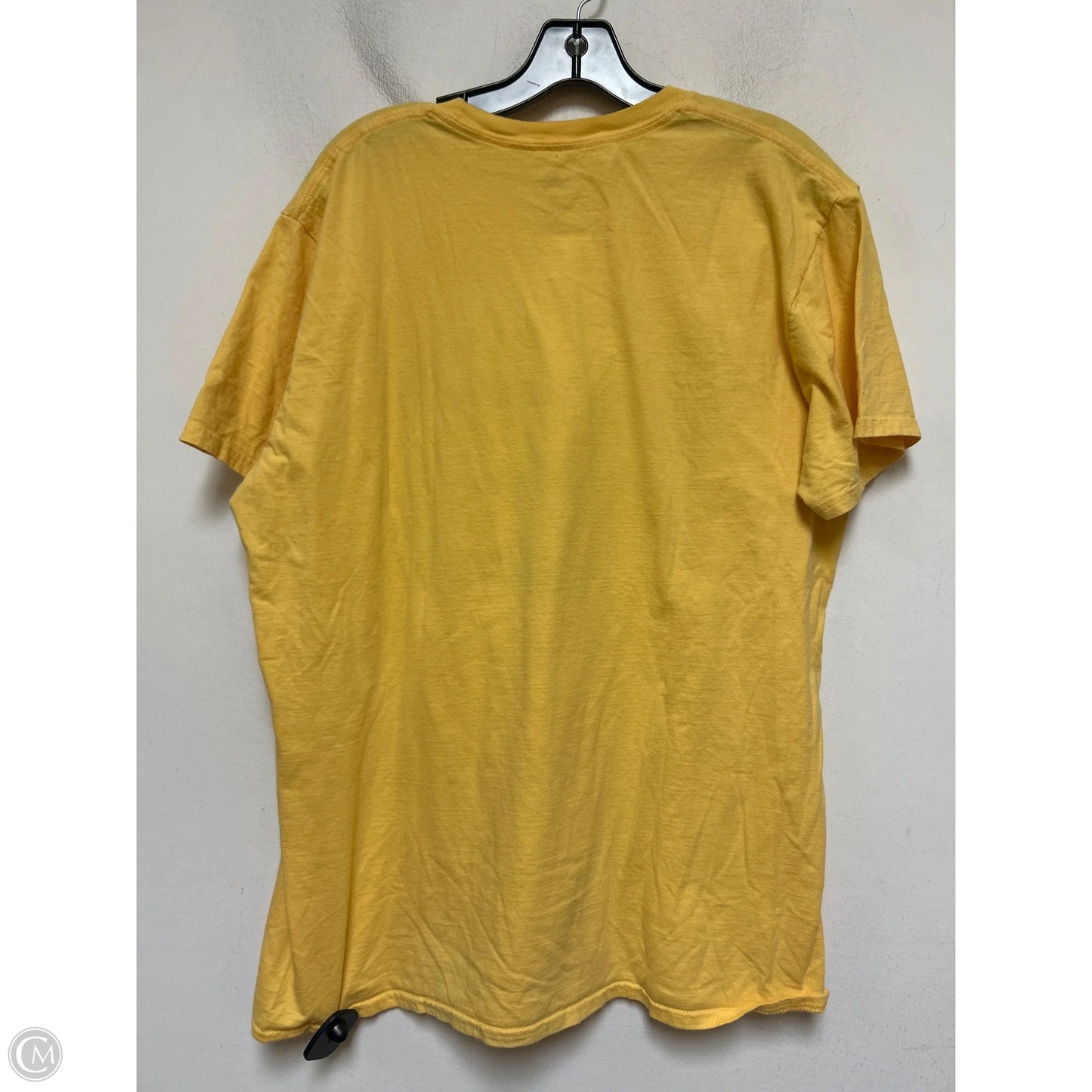 Top Short Sleeve Basic By Walt Disney In Yellow, Size: Xl