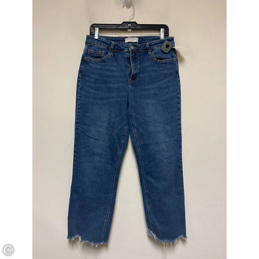 Jeans Straight By Vervet In Blue Denim, Size: 8