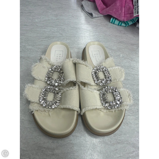 Sandals Flats By Shu Shop In Cream, Size: 7.5